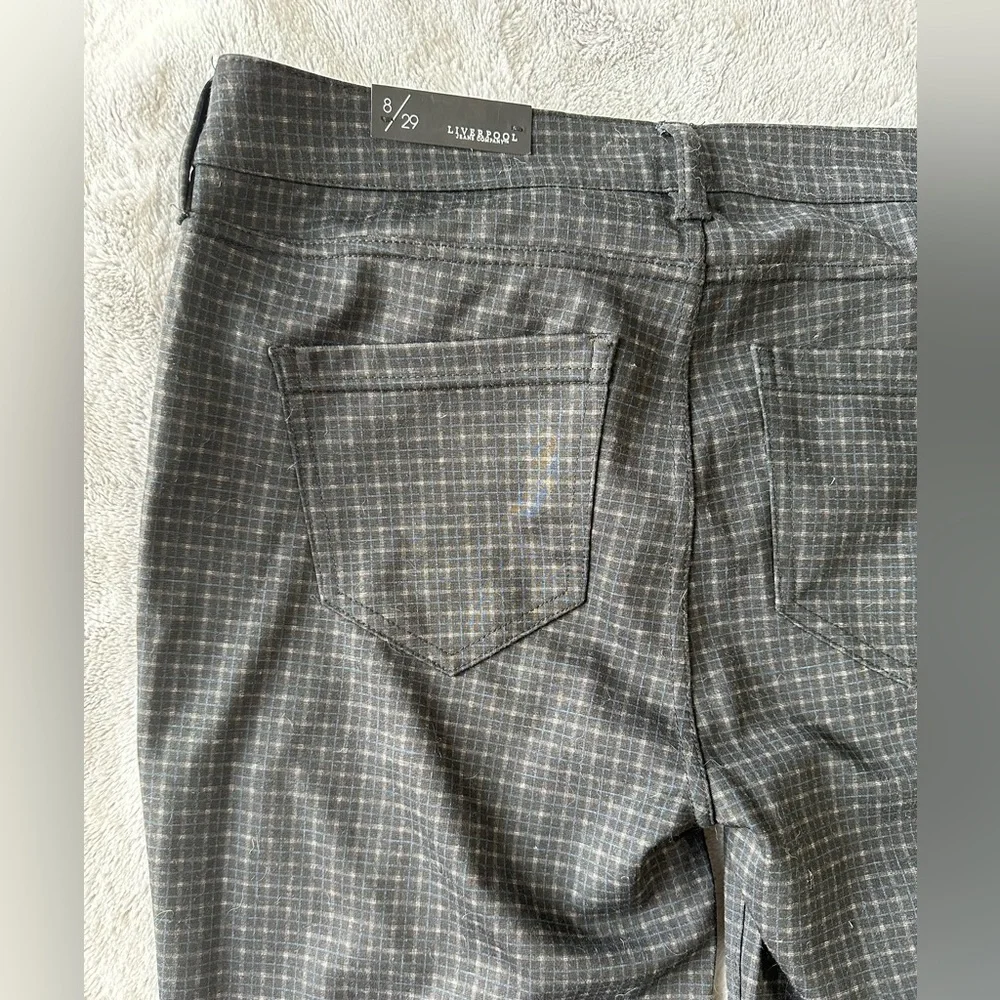 Liverpool Jeans Company Black Pinstripe Skinny Pants - Picture 4 of 4